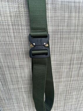 Men's Olive Green Adjustable Belt